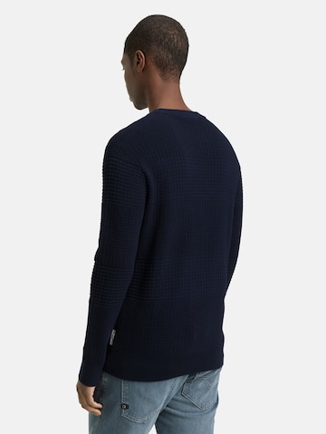 TOM TAILOR DENIM Sweater in Blue