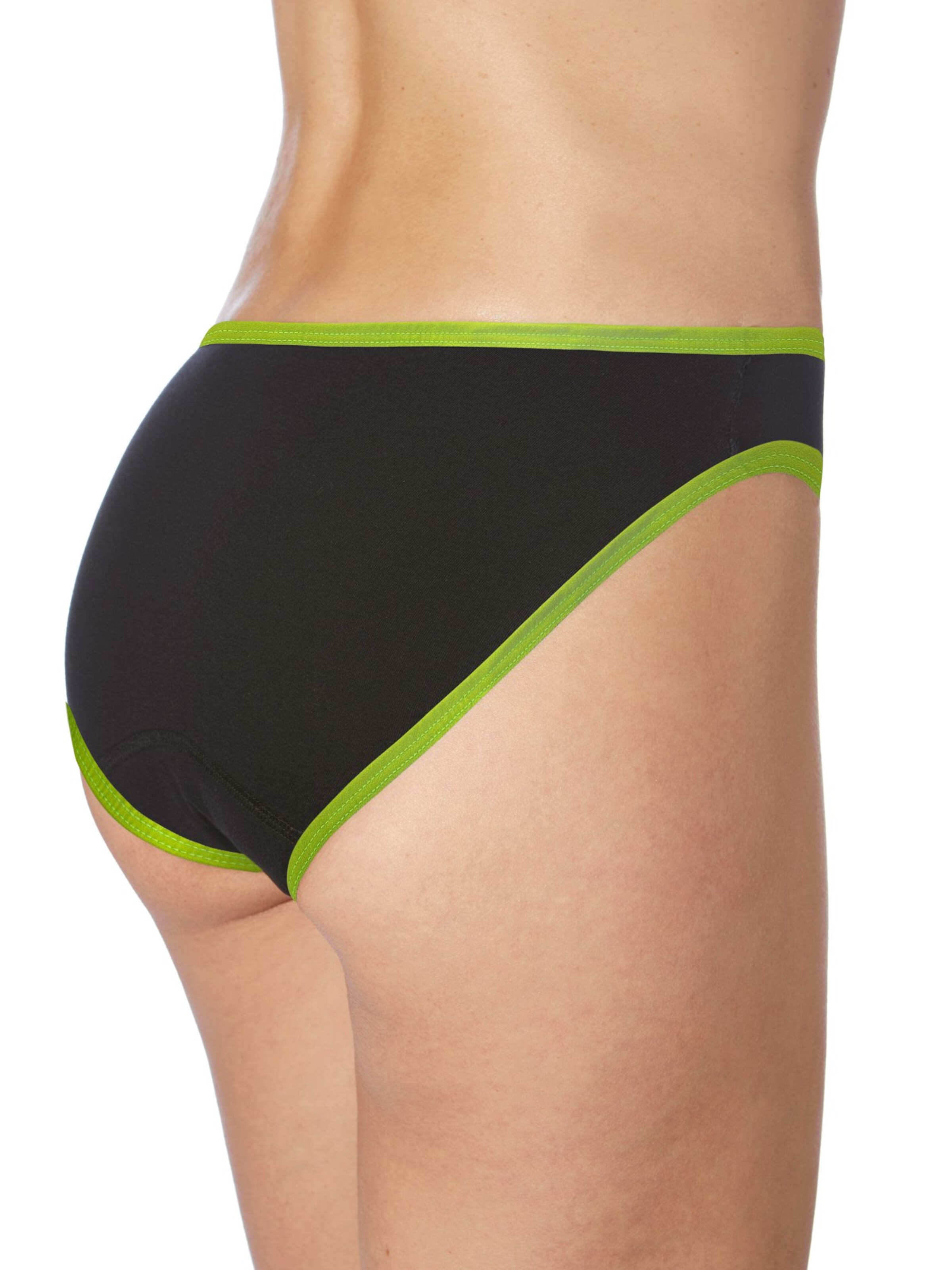 zd ZERO DEFECTS Panty 'Milda TEENS low waist menstrual panty'‌‌‌‌ in Schwarz