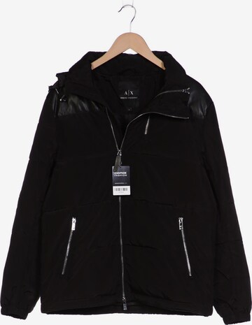 ARMANI EXCHANGE Jacket & Coat in M in Black: front