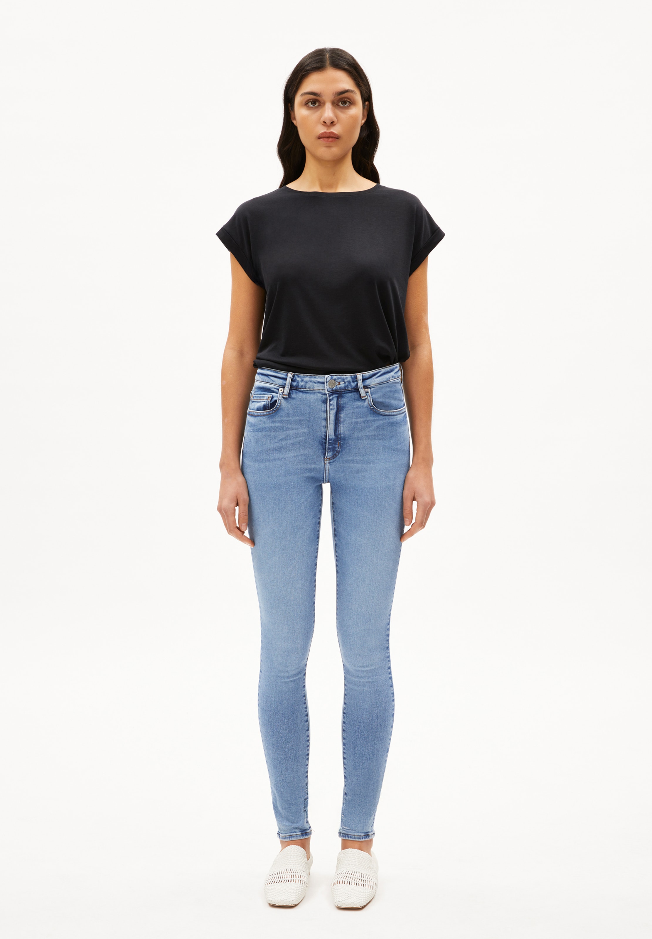 ARMEDANGELS Skinny Jeans 'TILLAA' in Blue: front