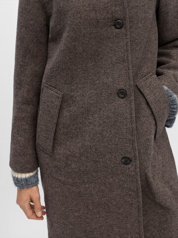 OBJECT Between-Seasons Coat 'OBJRIKIS' in Brown