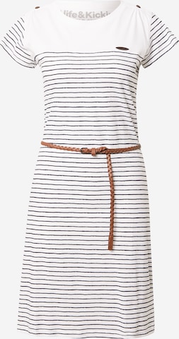 Robe alife & kickin en blanc : devant