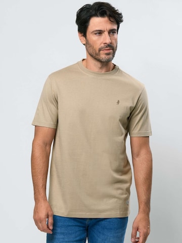MCS Shirt 'Felix ' in Beige: front