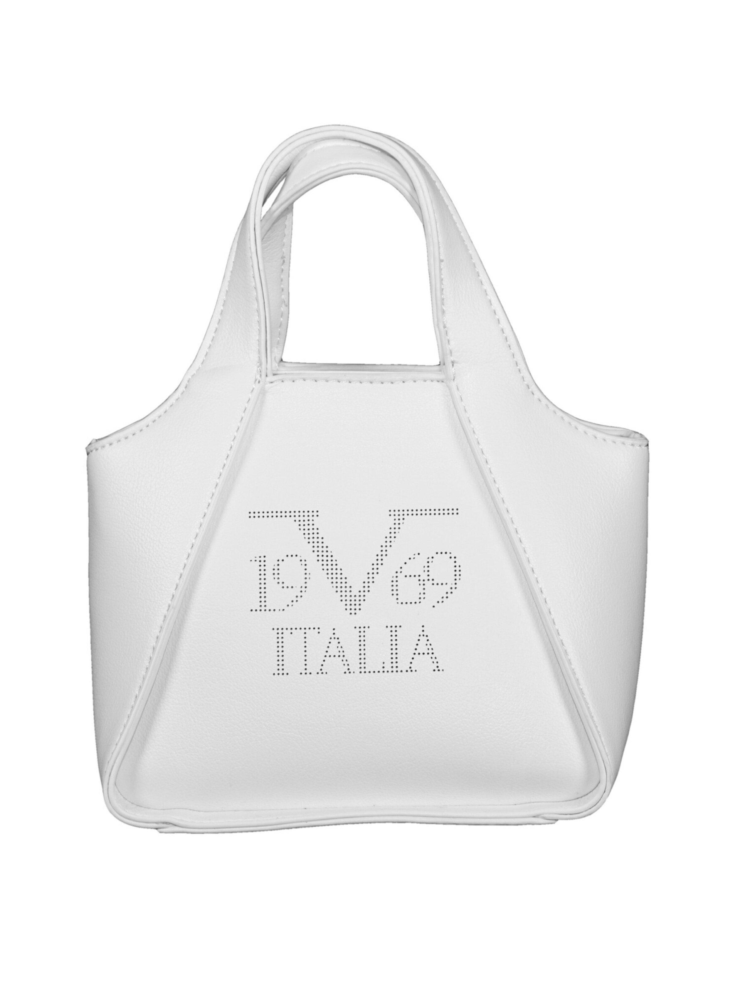 19V69 Italia BY VERSACE 1969 ABBIGLIAMENTO SPORT Handbag 'Ralatea' in White: front