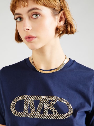 MICHAEL Michael Kors T-Shirt 'GROMMET EMPIRE' in Blau