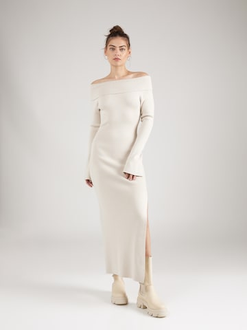 ABOUT YOU x Millane Knitted dress 'Carla' in White: front