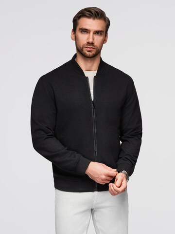 Ombre Between-season jacket 'OM-JANP-0159' in Black: front