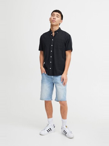 BLEND Regular fit Overhemd in Zwart
