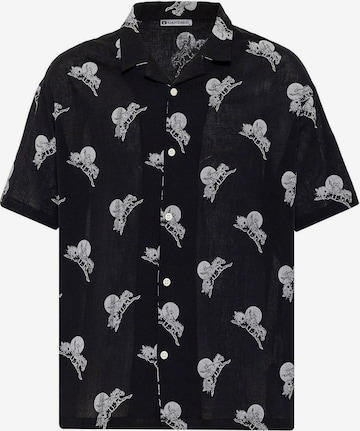 juoda Dandalo Patogus modelis Marškiniai: priekis