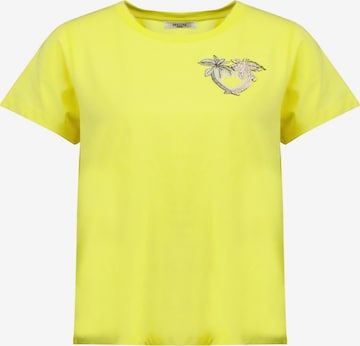 T-shirt 'Palmy' Deeluxe en jaune : devant