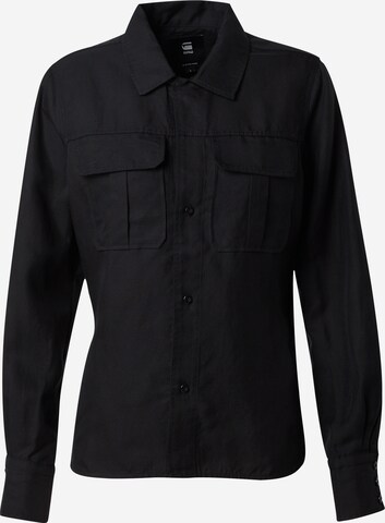 G-Star RAW - Blusa en negro: frente