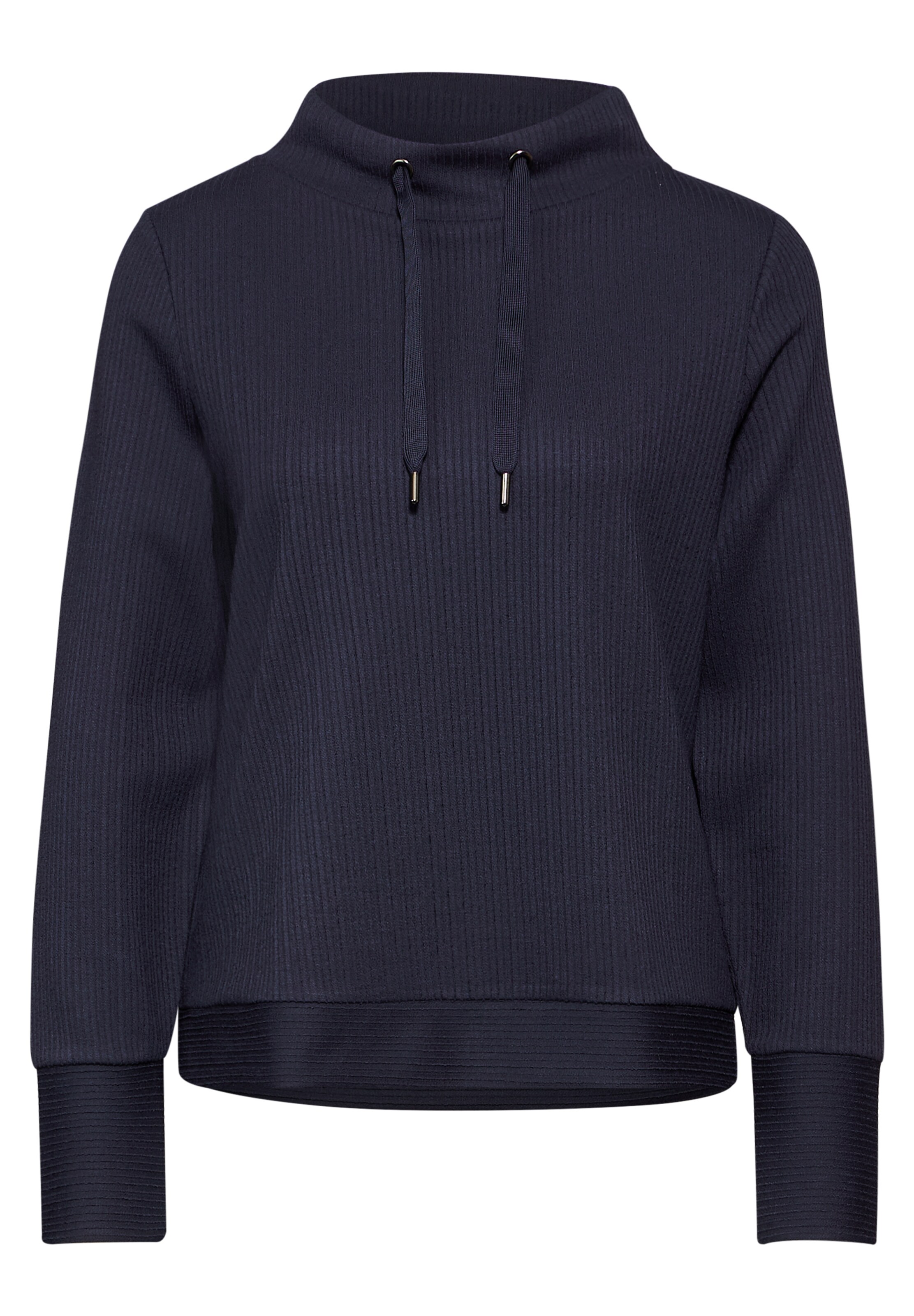 STREET ONE Sweatshirt in Blau: Vorderseite
