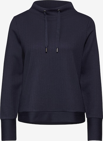 STREET ONE Sweatshirt in Blau: Vorderseite