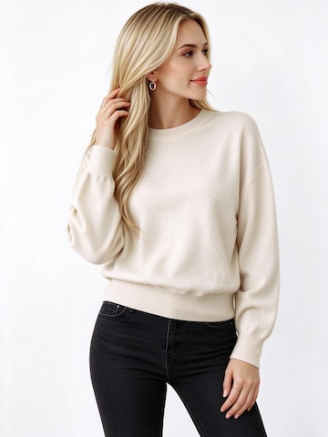 Yesfashion Sweater in Beige: front