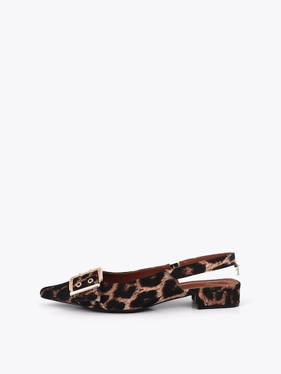 Lola Casademunt Slingpumps i 36 i brun / sort, Produktvisning