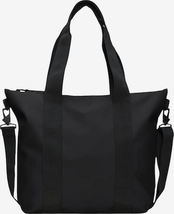 Borsa a spalla di RAINS in nero: frontale