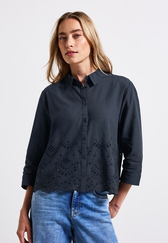 STREET ONE Bluse in Blau: Vorderseite