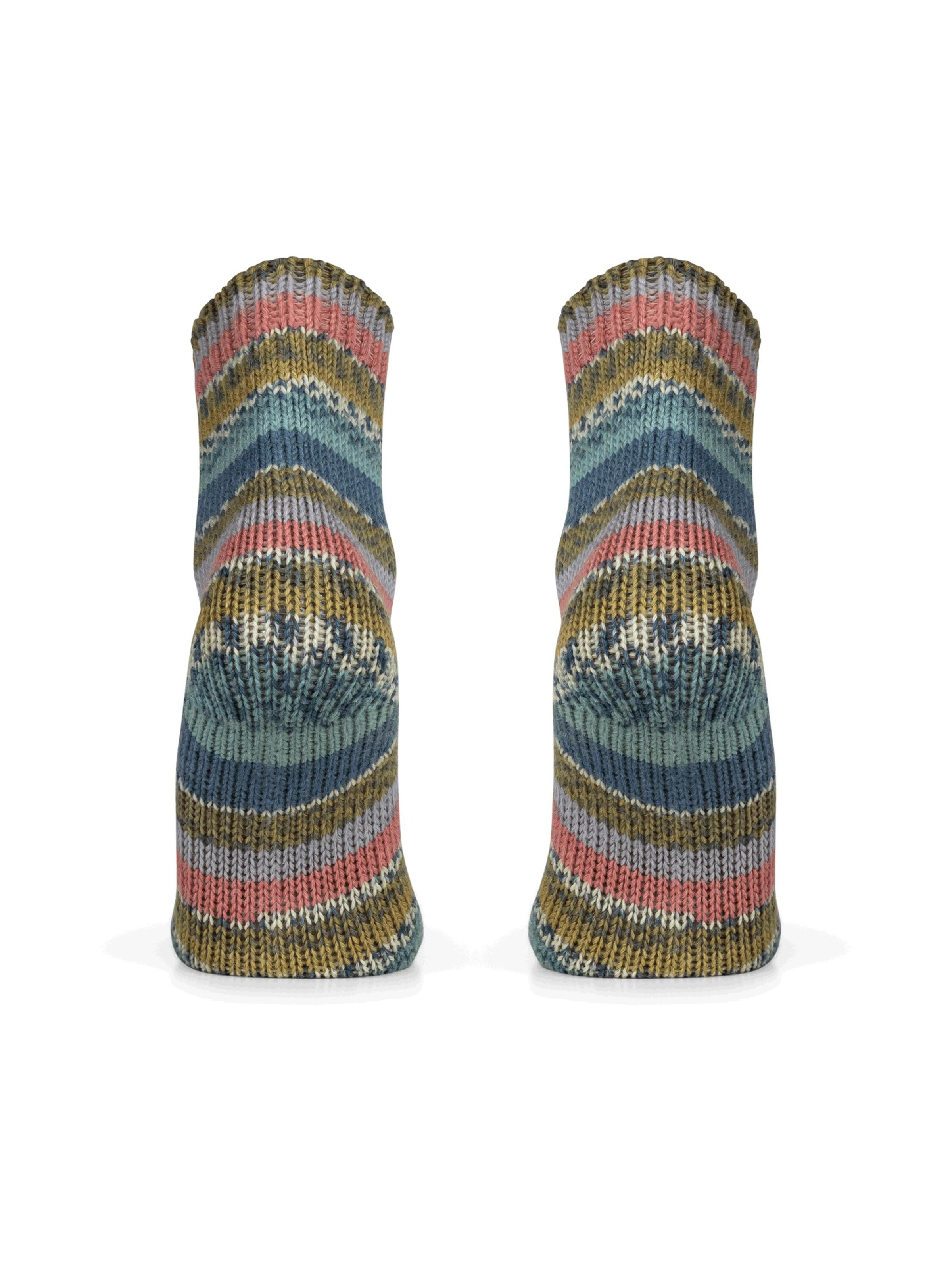 Chaussettes normani en mélange de couleurs