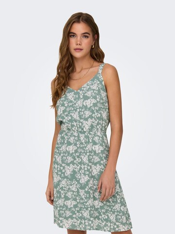 Robe d’été 'KARMEN' ONLY en vert : devant