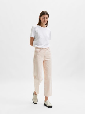 SELECTED FEMME Loosefit Jeans in Pink