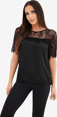 Lumera Bluse 'Cosima' in Schwarz: Vorderseite