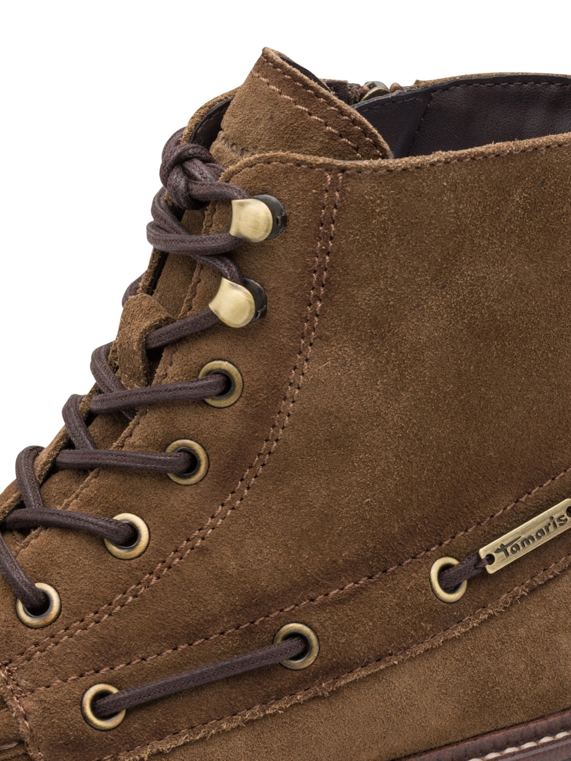 Bottines à lacets Tamaris en marron