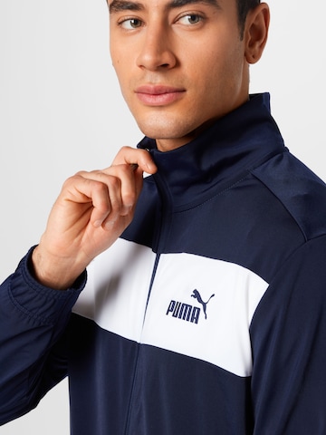 PUMA Trainingsanzug 'Poly' in Blau