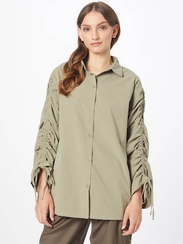 Misspap Blouse in Green: front
