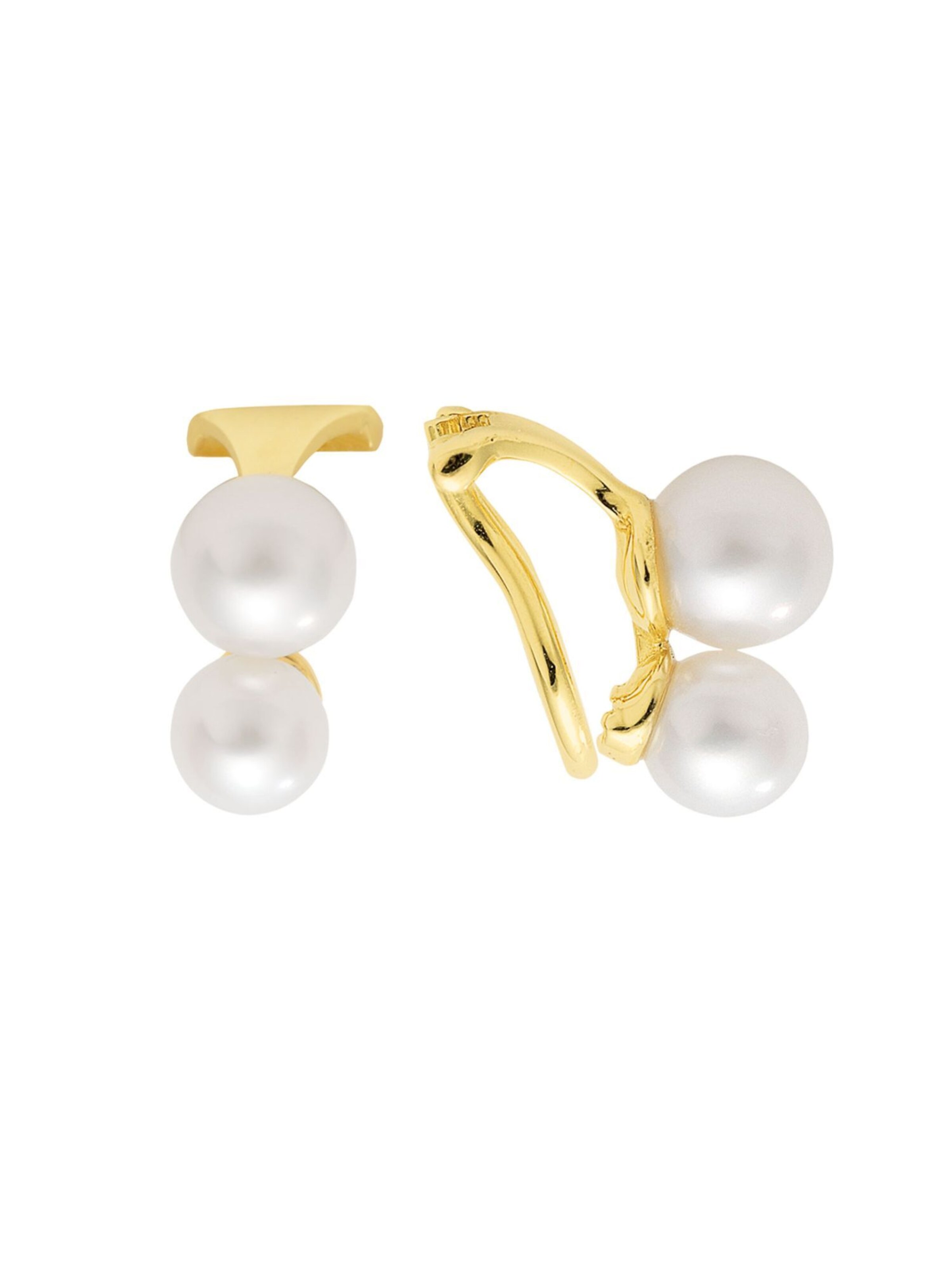 Adelia´s Earrings in Gold / Pearl white, Item view