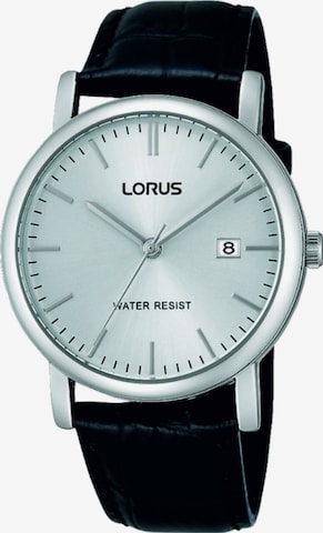 Montre à affichage analogique LORUS en noir : devant