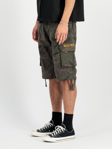 regular Pantaloni sportivi di ALPHA INDUSTRIES in verde: frontale