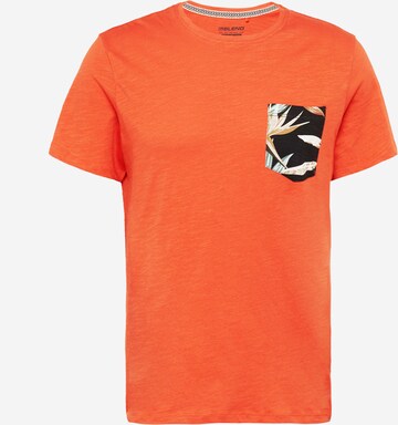 BLEND Tričko – oranžová: přední strana