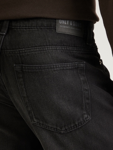 Only & Sons Regularen Kavbojke 'Edge' | črna barva