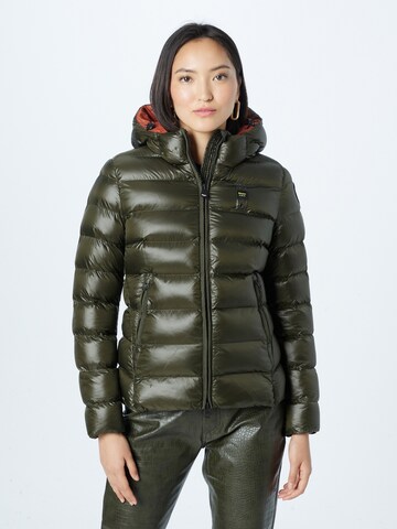 Blauer.USA Winter jacket in Green: front