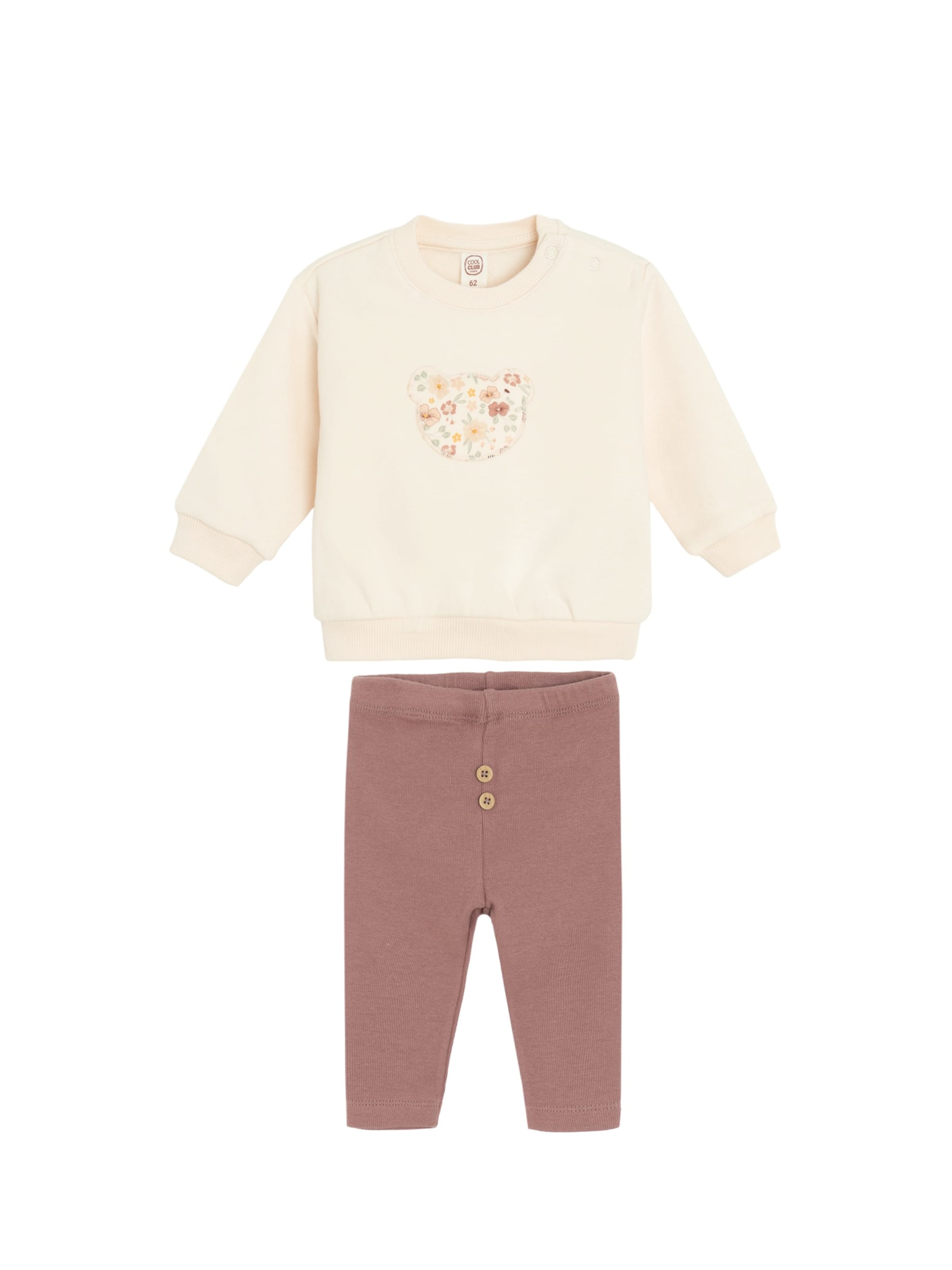 Cool Club Overall in Beige: Vorderseite