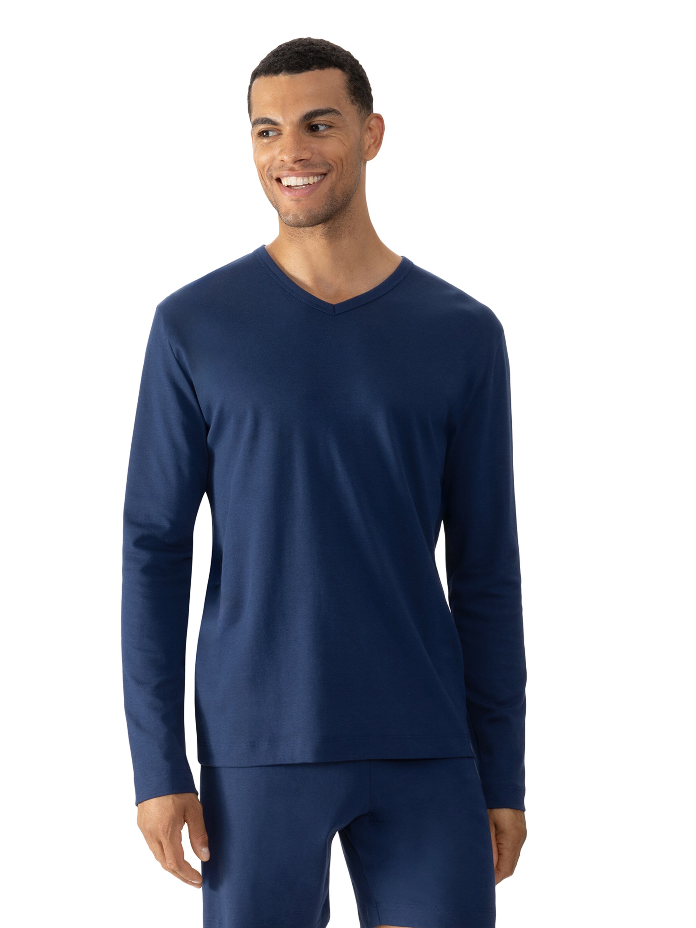Mey Shirt in Blauw: voorkant