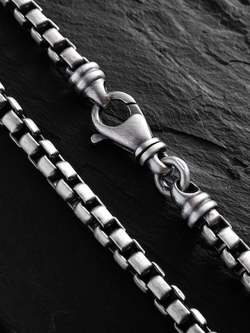 REYTEL Ketting 'QUADRA— Box chain' in Zilver