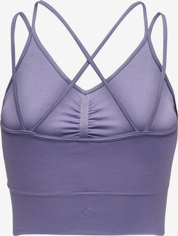 ONLY PLAY Bustier Sport-BH 'Frion' in Lila