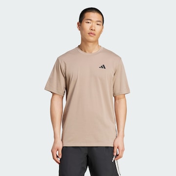 ADIDAS PERFORMANCE Функциональная футболка 'Train Essentials Feelready' в Коричневый: спереди