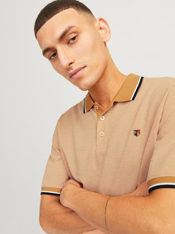 JACK & JONES Regularny krój Koszulka 'Bluwin' w kolorze żółty