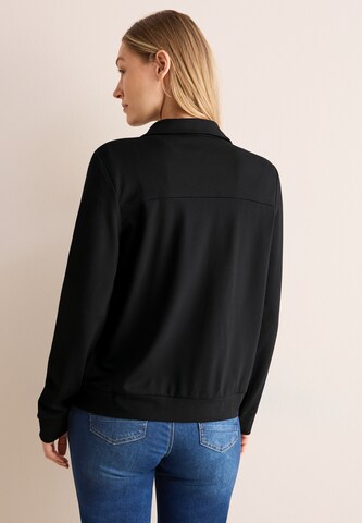 CECIL Zip-Up Hoodie in Black