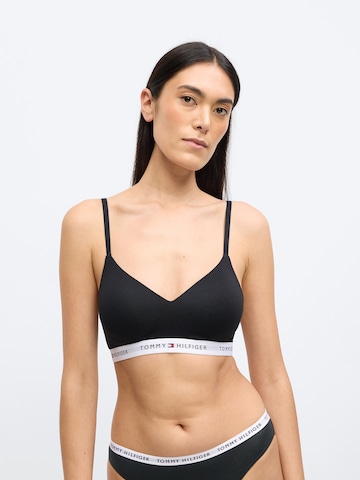 Tommy Hilfiger Underwear Bygelfri Behå i svart: framsida