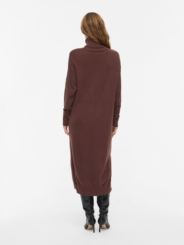 VILA Knit dress in Brown