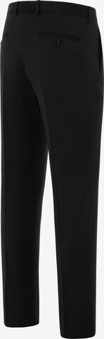 BENVENUTO Slim fit Pleated Pants in Black