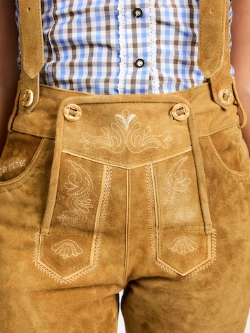 Steigenhöfer Regular Traditional Pants 'Clara' in Brown