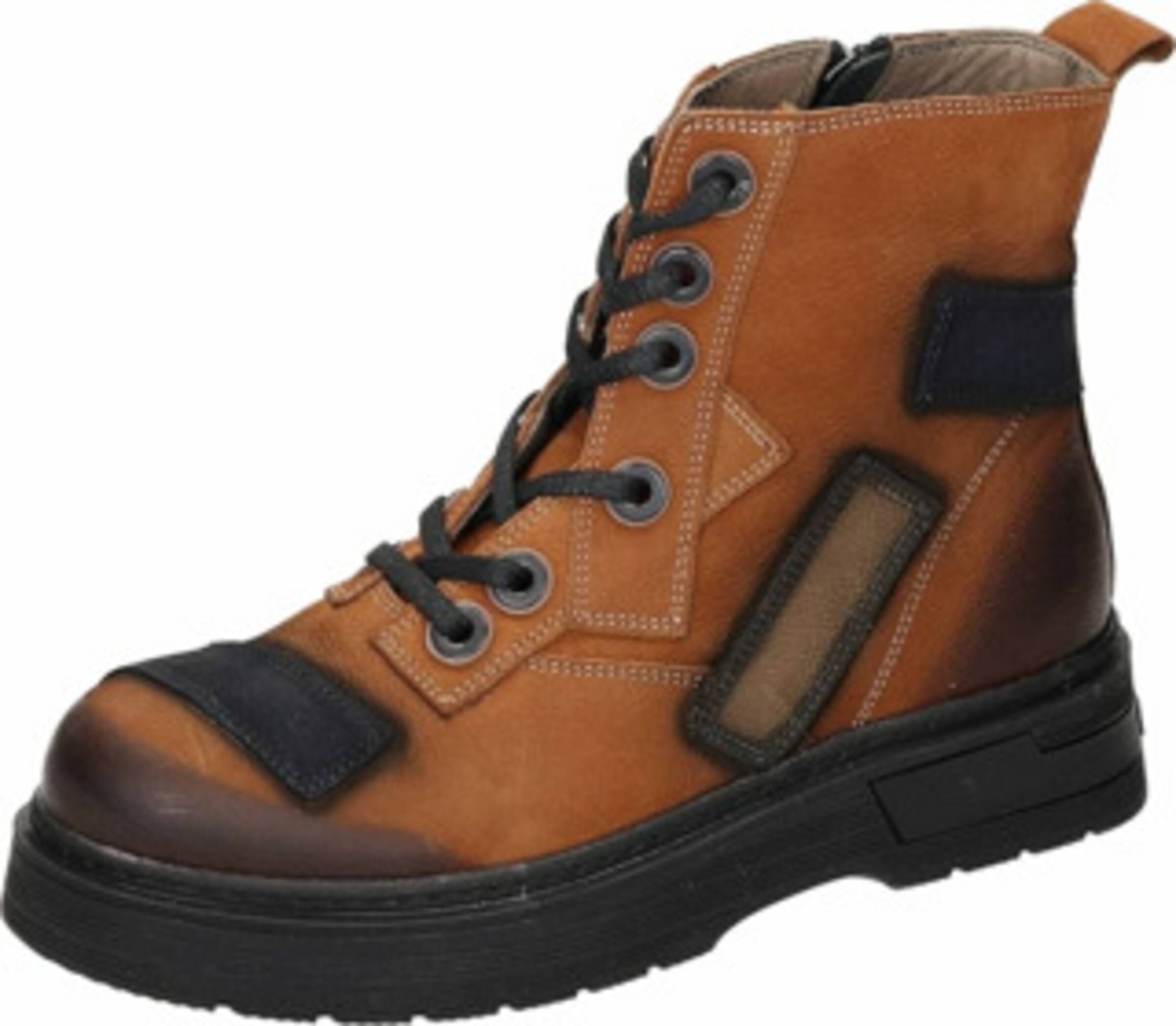 MANITU Lace-up boot in Mixed colours: front