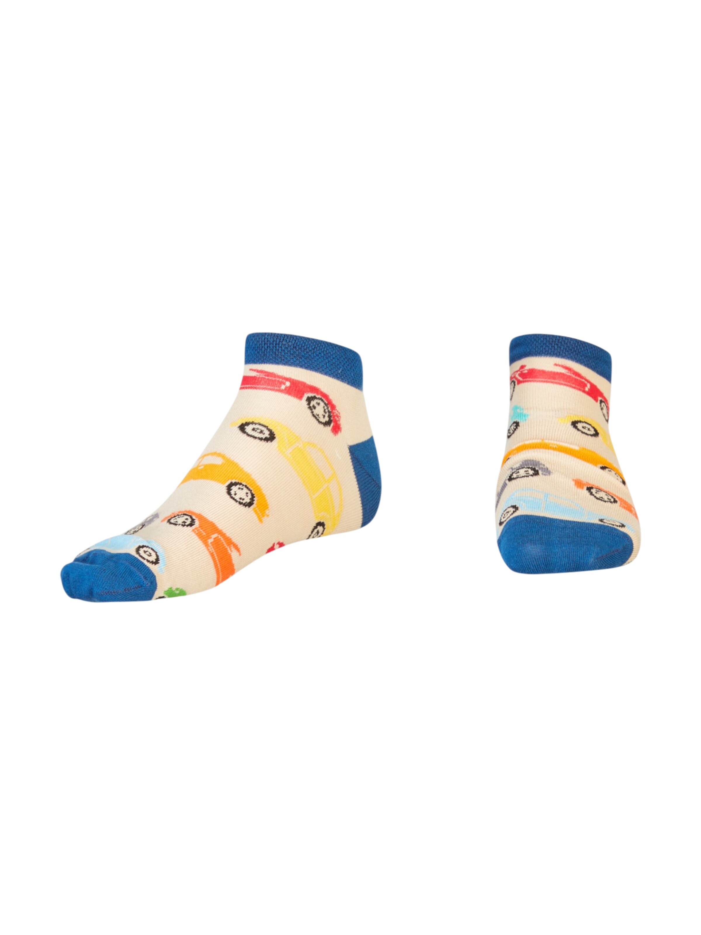 AbgeStrumpft Socks 'auto' in Beige: front