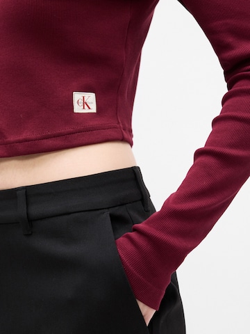 Calvin Klein Jeans Knit Cardigan in Red