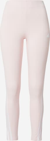 Skinny Pantaloni sportivi 'FI 3S' di ADIDAS SPORTSWEAR in rosa: frontale