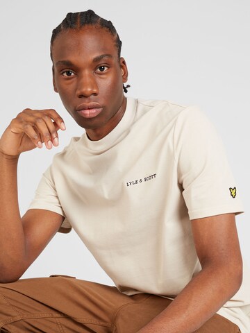 T-Shirt Lyle & Scott en beige